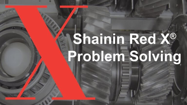 shainin problem solving red x